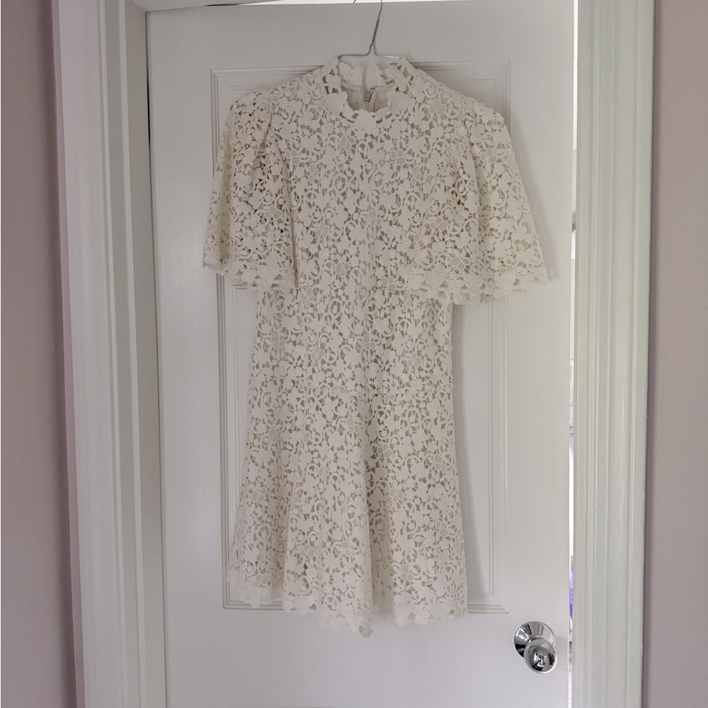 White Lace Rebecca Taylor Dress